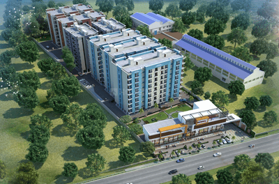 Project Image of 1000.0 - 1600.0 Sq.ft 3 BHK Apartment for buy in Aadharshila Samrajya Residency