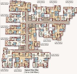 Project Image of 965.0 - 1400.0 Sq.ft 2 BHK Apartment for buy in Sri Maple Wood