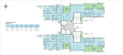Project Image of 1036.0 - 2019.0 Sq.ft 3 BHK Apartment for buy in Morya Phase I