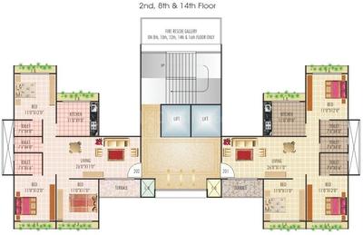 Project Image of 543.0 - 690.0 Sq.ft 3 BHK Apartment for buy in Sunny Orchid Arcade
