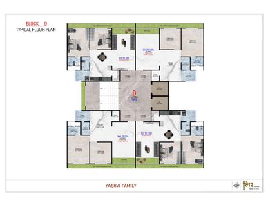 Project Image of 668.44 - 861.01 Sq.ft 2 BHK Apartment for buy in Yashvi Family
