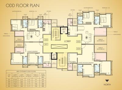 Project Image of 0.0 - 727.0 Sq.ft 2 BHK Apartment for buy in Ramchandra The Cosmopolis