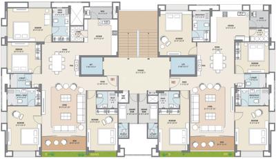 Project Image of 2265 Sq.ft 3 BHK Apartment / Flat for sale in Dumas for Rs. 10800000