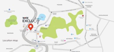 Project Image of 1129 Sq.ft 2 BHK Apartment / Flat for sale in Bavdhan for Rs. 11400000