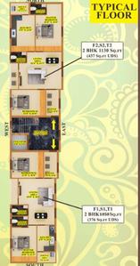 Project Image of 1050.0 - 1130.0 Sq.ft 2 BHK Apartment for buy in SP Oakridge Oasis