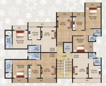 Project Image of 0.0 - 840.0 Sq.ft 2 BHK Apartment for buy in Sarthak Homes