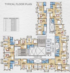 Project Image of 324.96 - 630.98 Sq.ft 1 BHK Apartment for buy in Nemmi Panchganga
