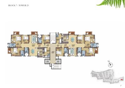 Project Image of 1290 Sq.ft 3 BHK Apartment / Flat for sale in Harlur for Rs. 21600000