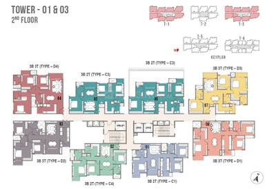 Project Image of 734.0 - 1221.0 Sq.ft 2 BHK Apartment for buy in Prestige Palm Court