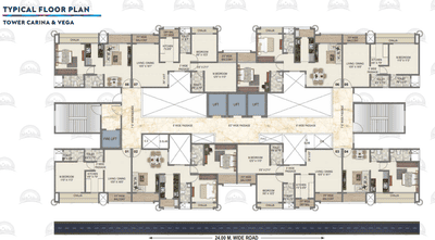 Project Image of 430.0 - 654.0 Sq.ft 1 BHK Apartment for buy in Paradise Sai Suncity