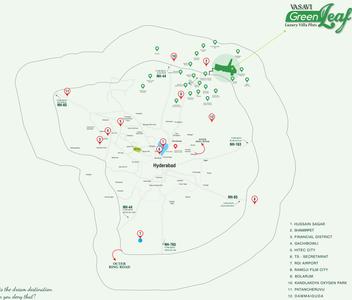 Project Image of 1500.0 - 3600.0 Sq.ft Residential Plot Plot for buy in Vasavi Green Leaf