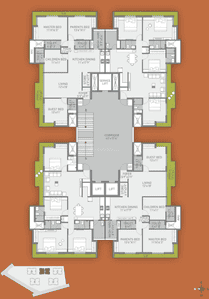 Project Image of 1135 Sq.ft 3 BHK Apartment / Flat for sale in Mavdi for Rs. 9800000