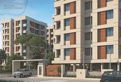 Project Image of 564.57 - 705.9 Sq.ft 2 BHK Apartment for buy in Shreenathji Akshar Green