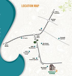 Project Image of 0.0 - 1800.0 Sq.ft 3 BHK Apartment for buy in Mahodadhi Emerald Tower 1