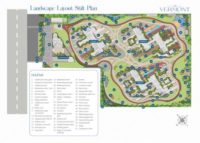 Project Image of 1870.0 - 2525.0 Sq.ft 3 BHK Apartment for buy in The Vermont By Nirvana