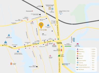 Project Image of 1512.0 - 3023.0 Sq.ft 2 BHK Apartment for buy in Syama Dynamic Paradiso