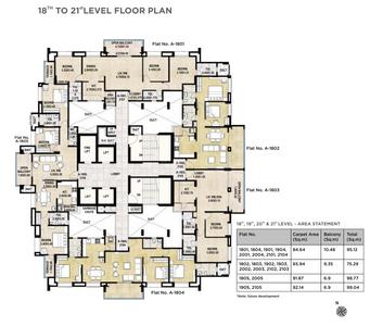 Project Image of 810.41 - 1155.72 Sq.ft 2 BHK Apartment for buy in Kakkad La Vida Wing A And Wing C