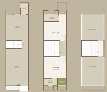 Project Image of 327.01 - 727.86 Sq.ft 2 BHK Villa for buy in Matangi Radhekrishna Residency