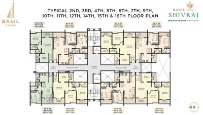 Project Image of 336.05 - 650.79 Sq.ft 1 BHK Apartment for buy in Shree Sadguru Basil Shivraj 