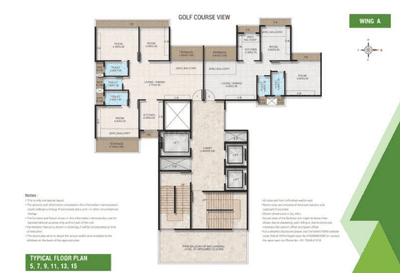 Project Image of 783.0 - 826.0 Sq.ft 3 BHK Apartment for buy in Bhagwati Greens 3