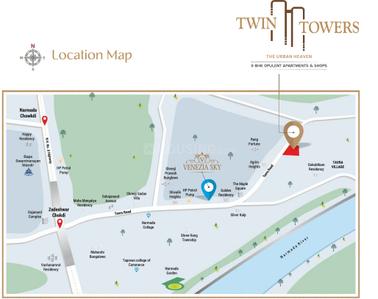 Project Image of 0.0 - 858.21 Sq.ft 3 BHK Apartment for buy in A And J Twin Towers