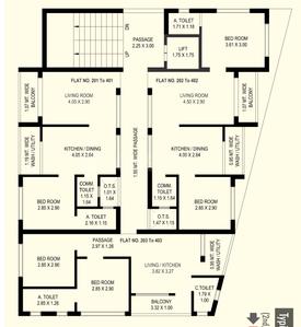 Project Image of 452.19 - 569.63 Sq.ft 1 BHK Apartment for buy in Dm Enclave