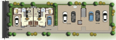 Project Image of 0.0 - 1456.0 Sq.ft 3 BHK Apartment for buy in Lean Dezign And Construction Twin Gazelle