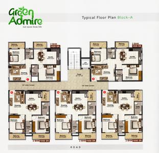 Project Image of 1020 Sq.ft 2 BHK Apartment / Flat for sale in Essel Gardens for Rs. 6700000