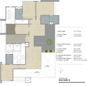 Project Image of 0.0 - 1405.0 Sq.ft 4 BHK Apartment for buy in Atul Solitaire Nine