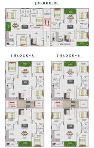 Project Image of 0.0 - 1209.43 Sq.ft 3 BHK Apartment for buy in Nirvana Crosstown Block C