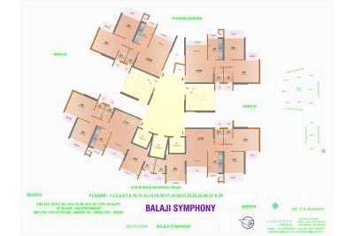 Project Image of 0.0 - 674.0 Sq.ft 2 BHK Apartment for buy in Vishesh Balaji Symphony