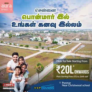 Project Image of 629.0 - 2648.0 Sq.ft Residential Plot Plot for buy in VGP Aura Space 2