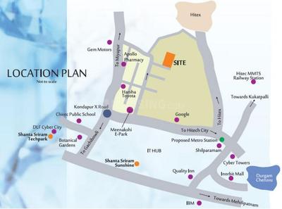 Project Image of 1600.0 - 1642.0 Sq.ft 3 BHK Apartment for buy in Shanta Supreme Residency