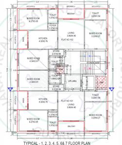 Project Image of 912.35 - 914.07 Sq.ft 2 BHK Apartment for buy in Bhavya Jiya Sky