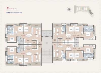 Project Image of 996.0 - 1134.0 Sq.ft 3 BHK Apartment for buy in Narayan Aashish