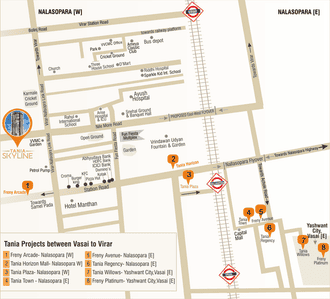 Project Image of 309.14 - 844.43 Sq.ft 1 BHK Apartment for buy in Tania Skyline