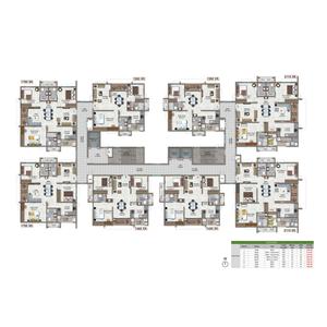 Project Image of 1280.04 - 2730.0 Sq.ft 2 BHK Apartment for buy in Aparna Serenity