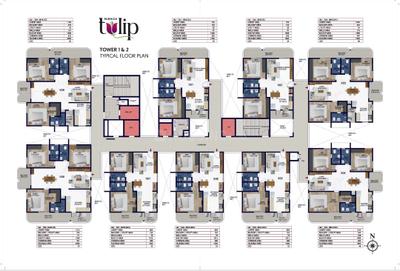 Project Image of 1250.0 - 2000.0 Sq.ft 2 BHK Apartment for buy in Rubrick Tulip