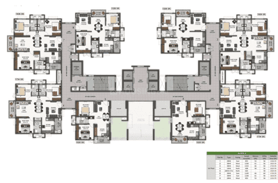 Project Image of 1243.0 - 2257.0 Sq.ft 2 BHK Apartment for buy in Aparna Zenon