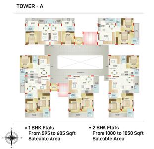 Project Image of 595.0 - 1050.0 Sq.ft 1 BHK Apartment for buy in Spring Valley