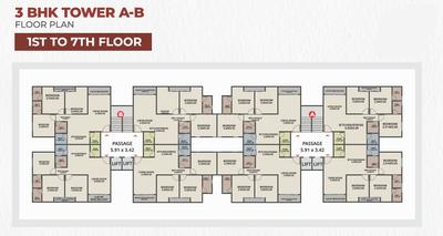 Project Image of 619.46 - 831.62 Sq.ft 2 BHK Apartment for buy in Unity Malbar Gold