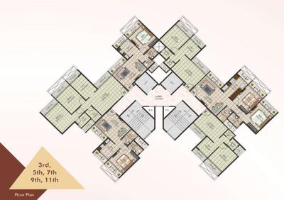 Project Image of 409.5 - 669.5 Sq.ft 1 BHK Apartment for buy in Planet Riverfront
