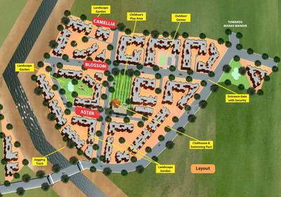 Project Image of 299.99 - 332.28 Sq.ft 1 BHK Apartment for buy in Jashnani Chintamani Habitat Jasmine Type A B J
