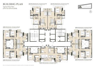 Project Image of 656.0 - 1431.0 Sq.ft 2 BHK Apartment for buy in Marathon Nexzone
