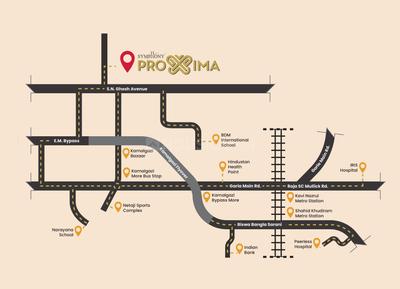 Project Image of 885.0 - 1280.0 Sq.ft 2 BHK Apartment for buy in Laa Proxima