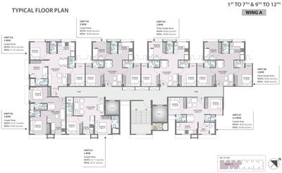 Project Image of 375.0 - 1105.0 Sq.ft 2 BHK Apartment for buy in Hubtown Harmony A Wing