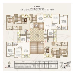 Project Image of 741.0 - 957.0 Sq.ft 2 BHK Apartment for buy in Choice Goodwill Metropolis East