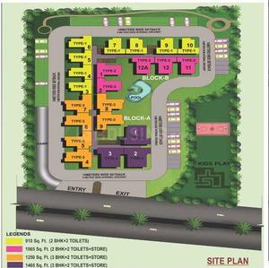 Project Image of 910.0 - 1465.0 Sq.ft 2 BHK Apartment for buy in Krishna 3 Dimension