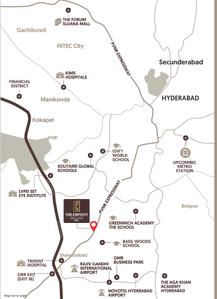 Project Image of 2290.0 - 4100.0 Sq.ft 3 BHK Apartment for buy in Ramky The Eminent