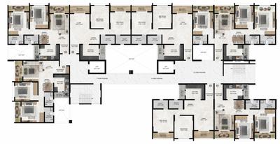 Project Image of 813.0 - 1390.0 Sq.ft 2 BHK Apartment for buy in Nesterra